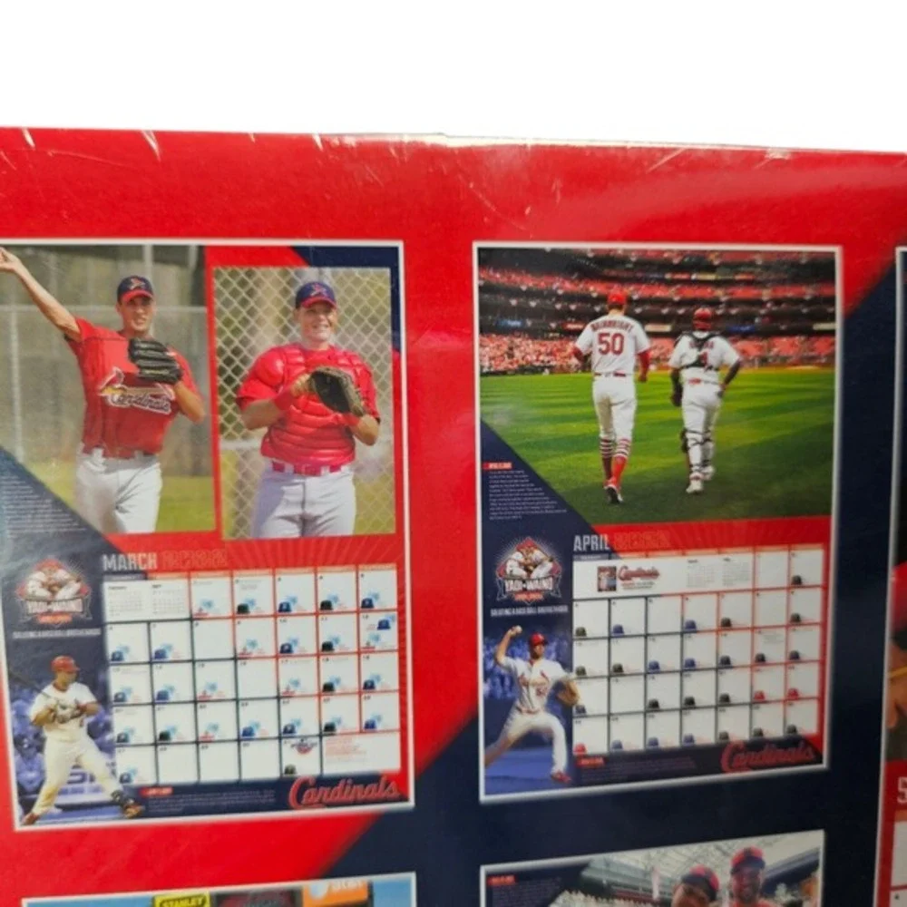 St Louis‎ Cardinals 2022 Baseball Calendar Molina Wainwright Record Breaking New